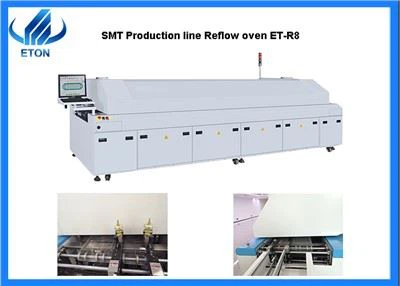 450mm may Belt 8 zòn Reflow fou nan liy SMT