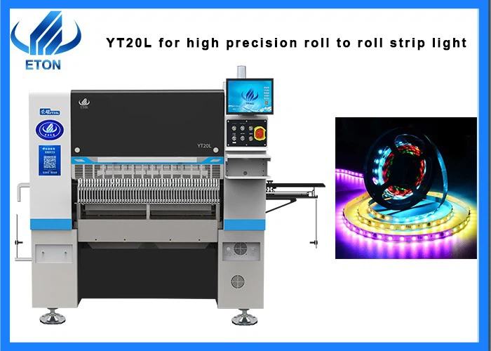 Fully Automatic 100M 1812 1515 LED Strip SMT Machine factory
